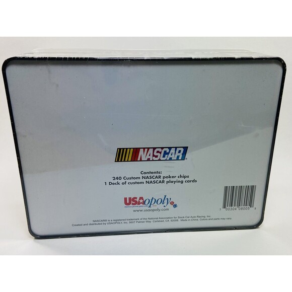 Board Game Nascar Poker Game Texas Hold'me Tin Box New Sealed 2015 - Picture 4 of 4